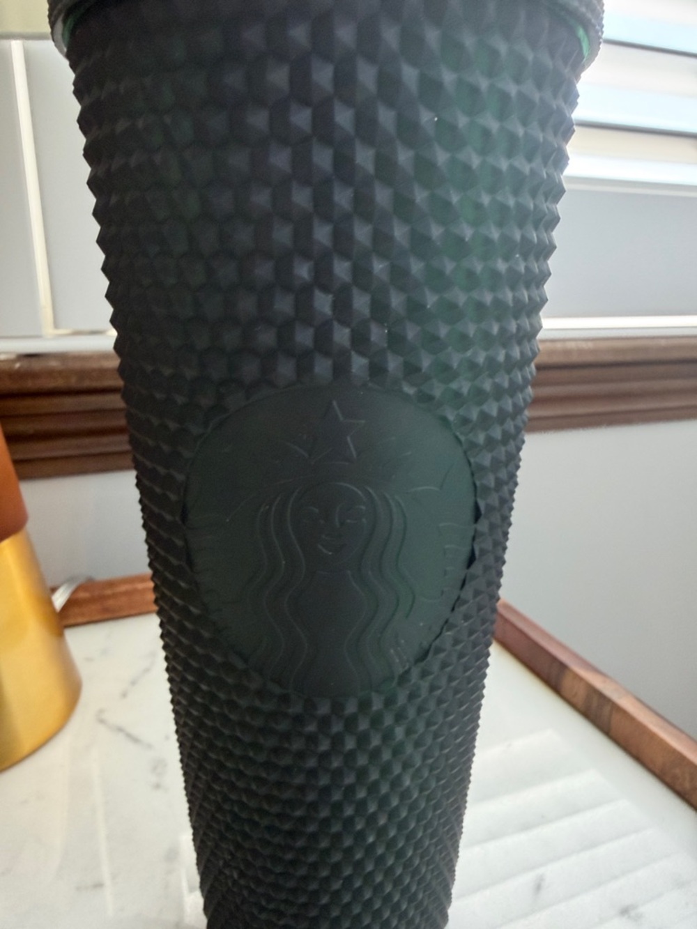 Starbucks Matte Black Studded Cold Cup with Black Straw - Picture 2 of 2